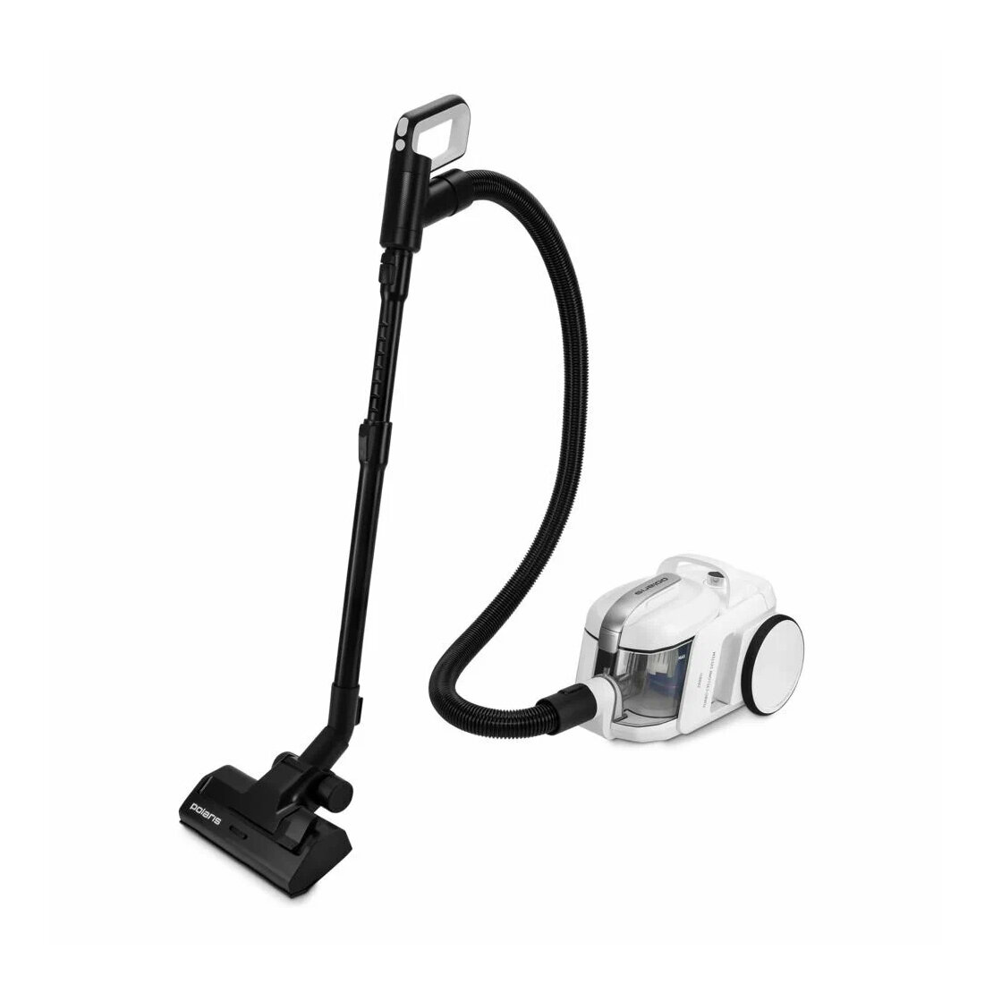 Пылесос Polaris PVC-1909, 650 Вт, контейнер 3 л, турбоциклон, белый