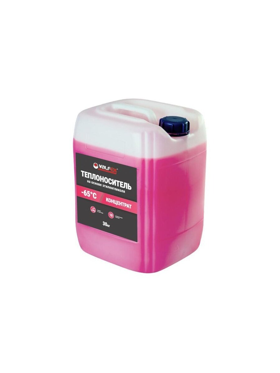 Теплоноситель -65 (на основе этиленгликоля) 10кг (60шт пал.) VALFEX VF. TK.65010