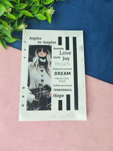 Изображение товара Сменный блок для ежедневника А5 Black, недатированный, листы в клетку и точку