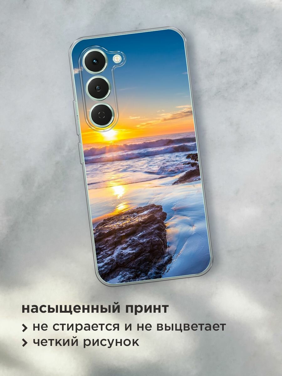 Чехол на Tecno Spark 40 Pro / Текно Спарк 40 Про с принтом "Восход 6" — фото 1