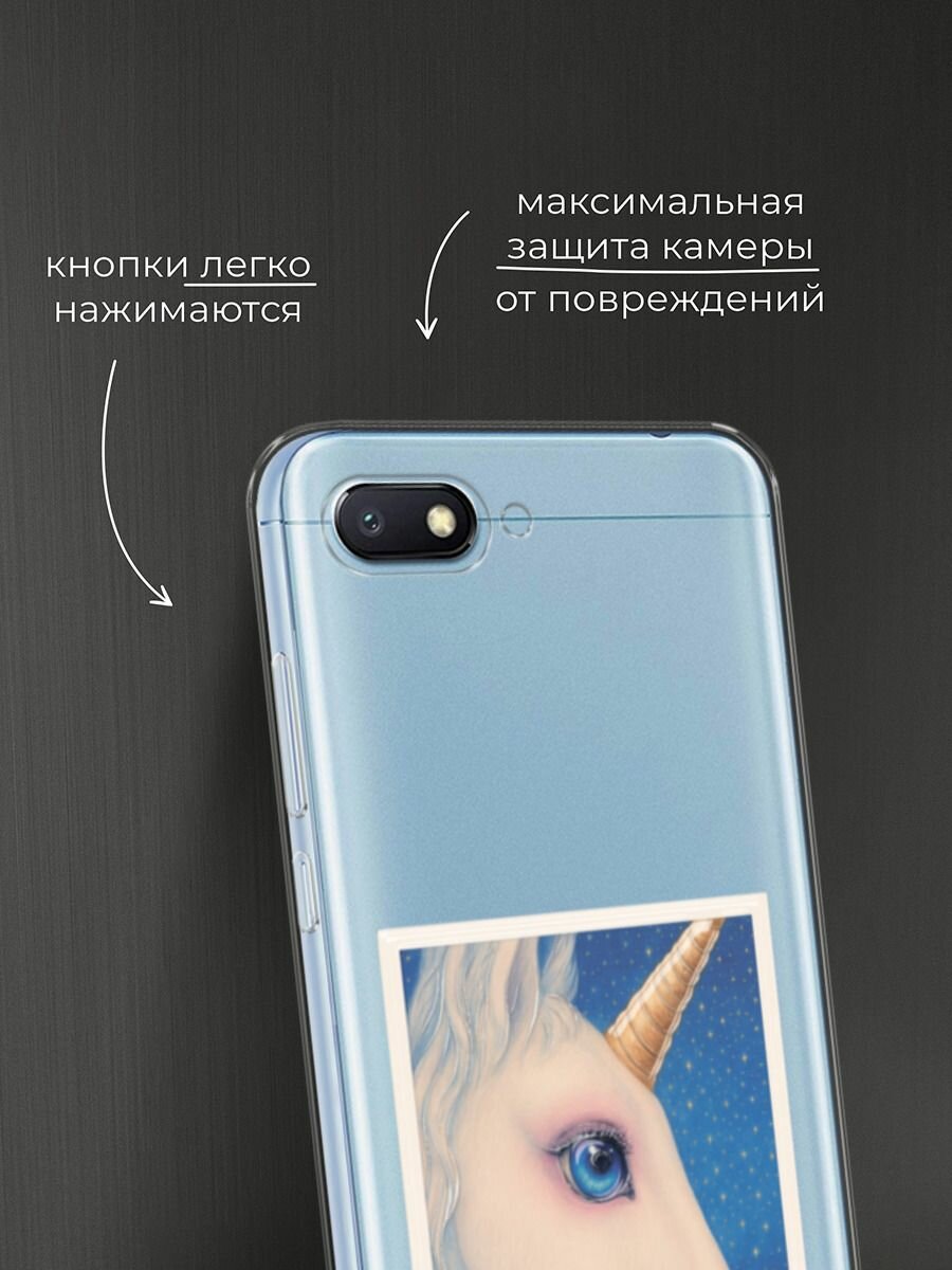 Чехол на Xiaomi Redmi 6A / Сяоми Редми 6А с принтом "Глаз единорога" — фото 1
