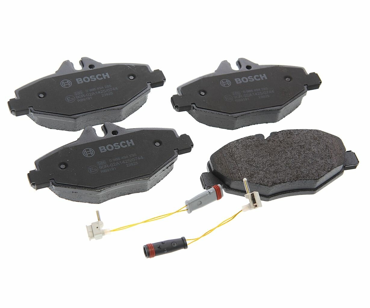 Колодки тормозные дисковые, для Мерседес Е-Класс арт 0986494285 BOSCH