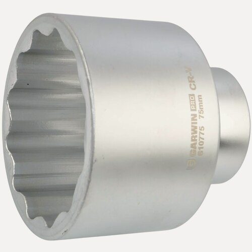 Изображение товара GARWIN PRO 610775-75 Головка, 1", 75 мм, торцевая, 12-гранная