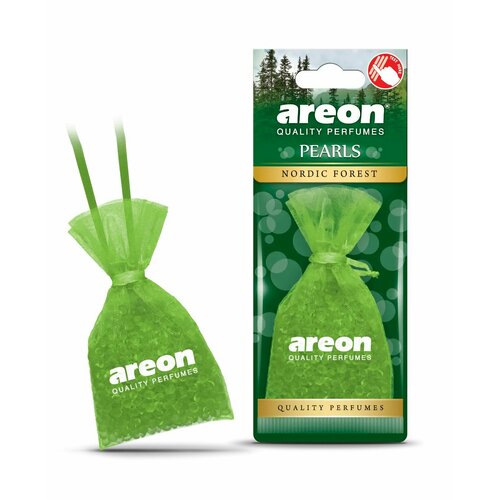 фото Ароматизатор на зеркало areon pearls мешочек nordic forest северный лес 50 г