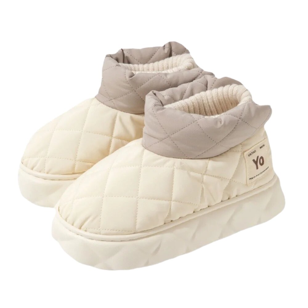 Сапоги okdeals размер 36-37 бежевый