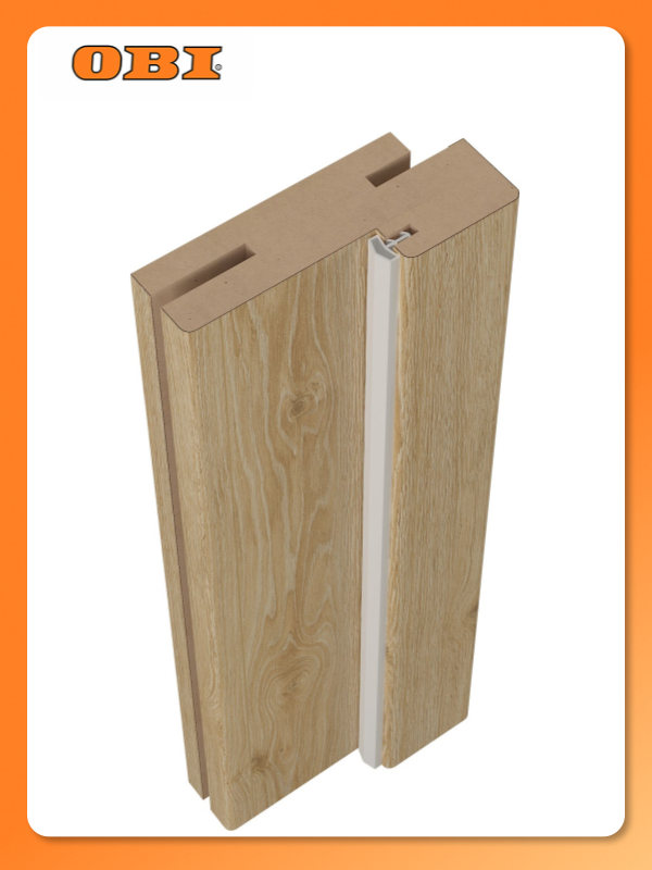 Дверная коробка BELWOODDOORS телескопическая дуб бежевый 207 см x 7 см x 74 см