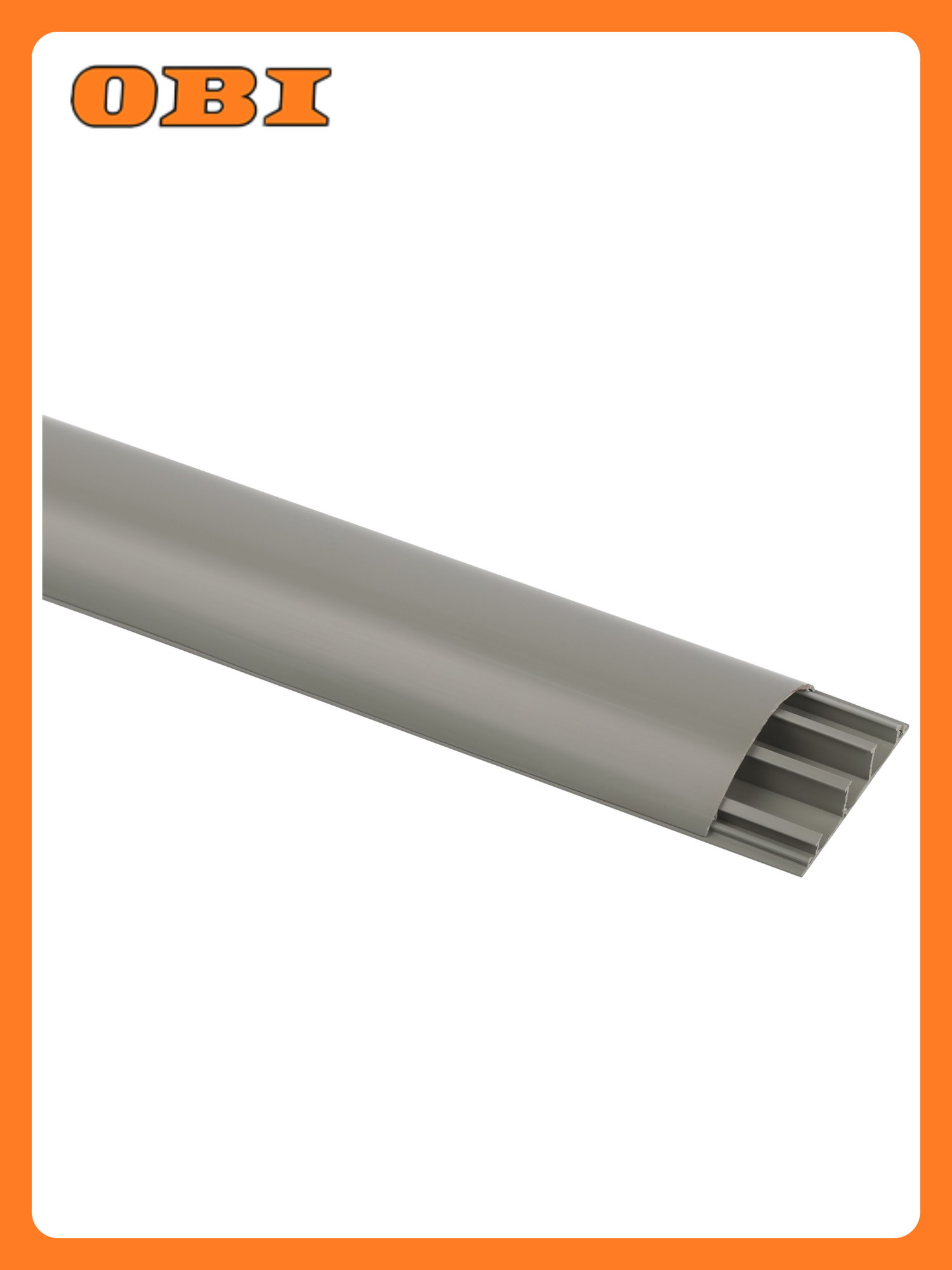 Кабель канал ЭРА напольный 70x16 мм серый