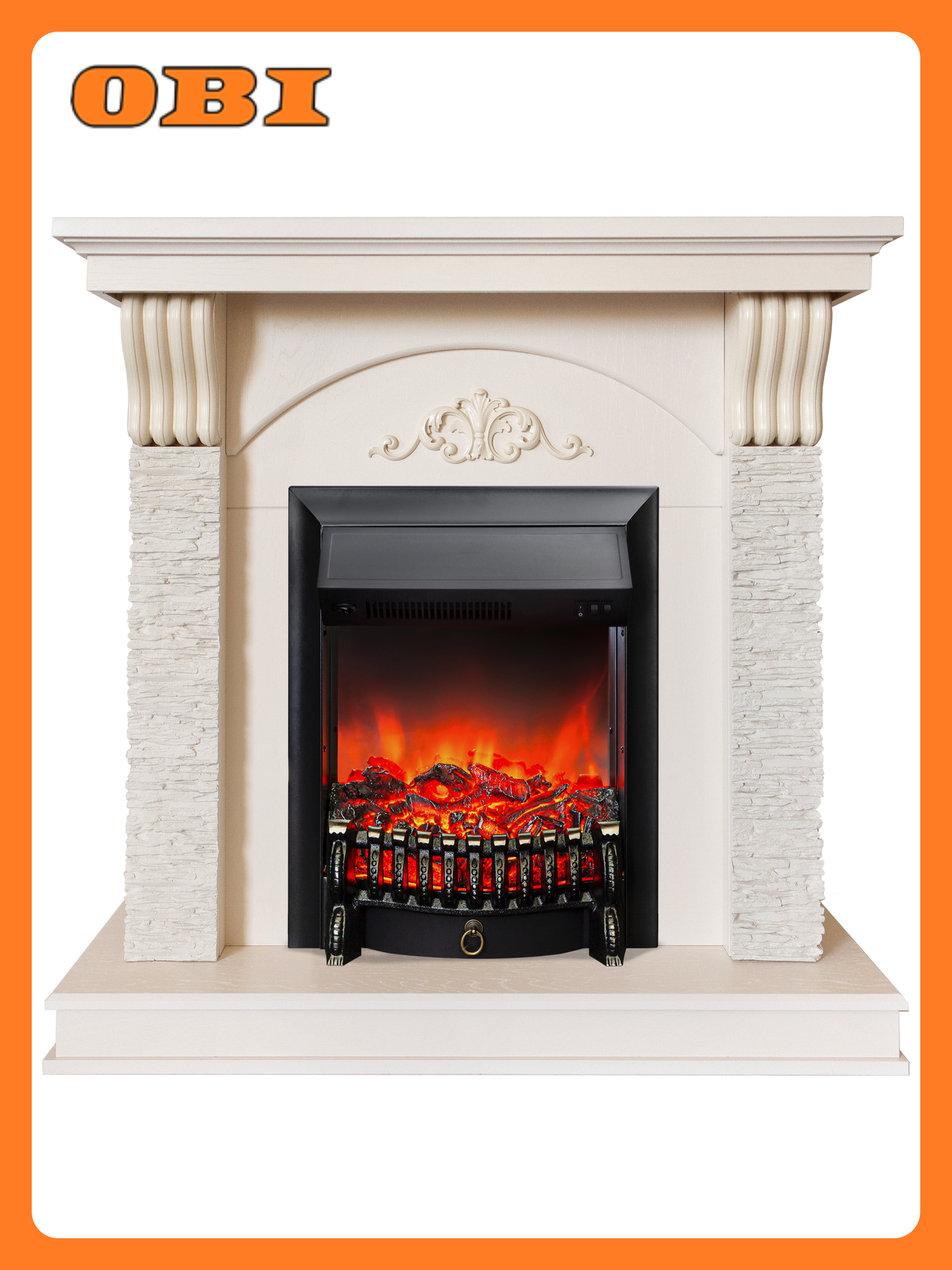 Каминокомплект RealFlame CORFINO STD   Fobos LUX  встраиваемый  угольный