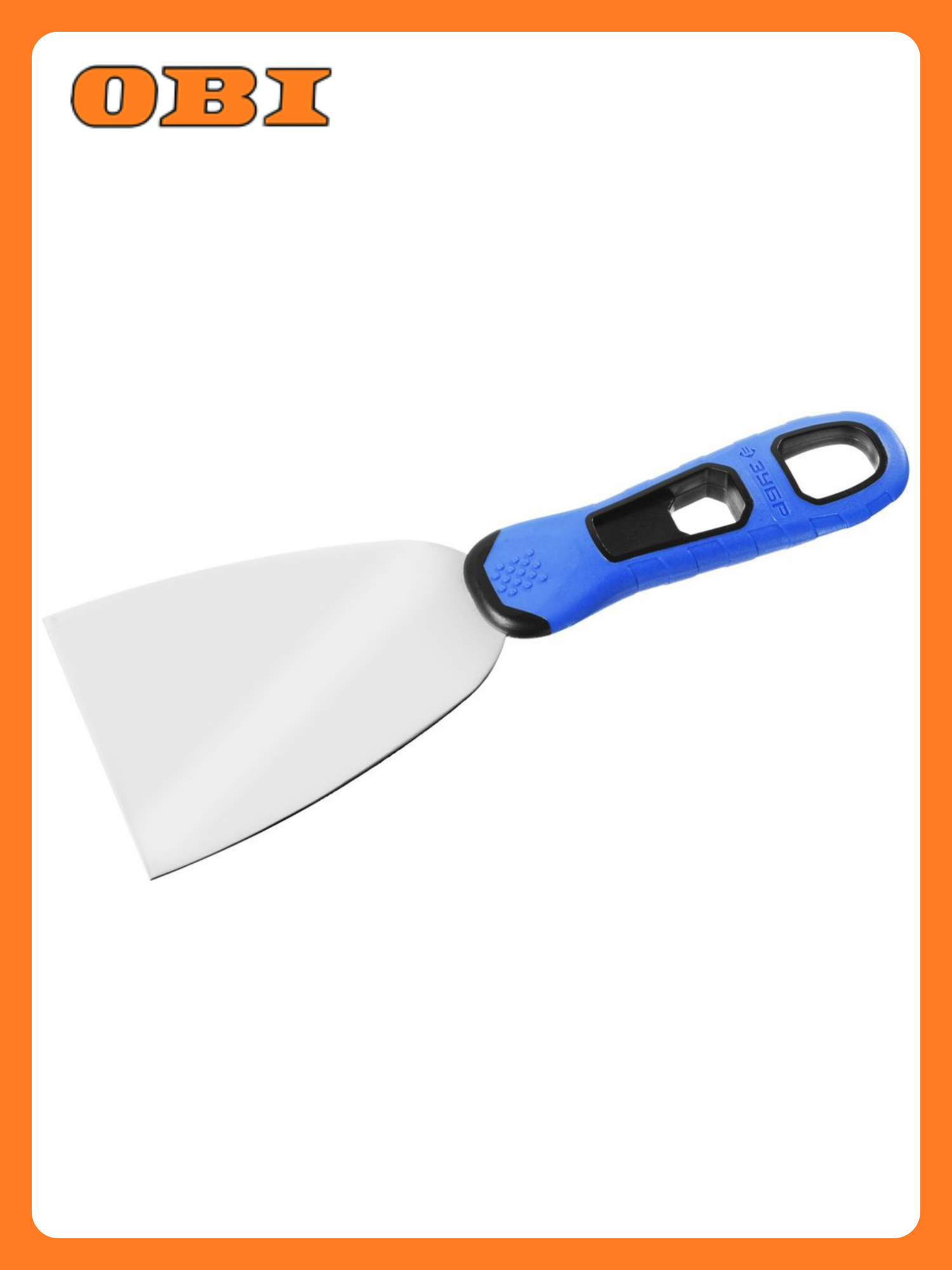 Шпатель профессиональный ЗУБР 80 мм