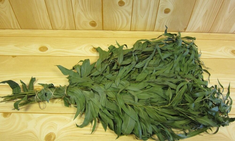 Веник эвкалиптовый в упаковке для ароматизации парной