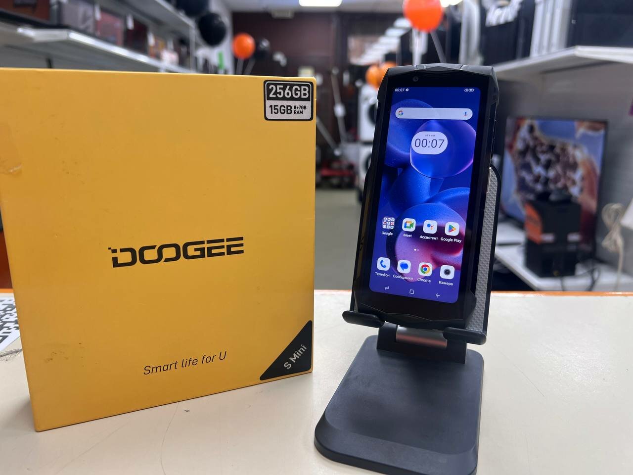 Смартфон OUKITEL K15 Plus 15/256ГБ, Dual nano SIM, черный + чехол