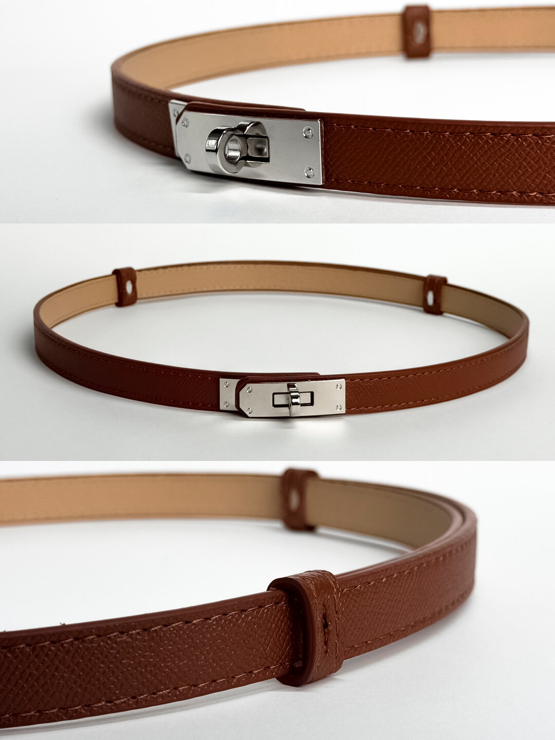 Ремень  для женщин, медный — фото 1