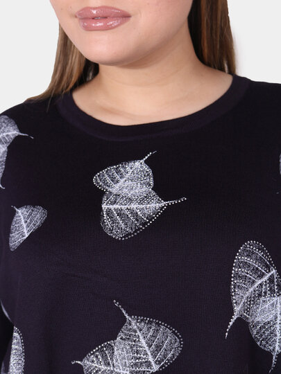 Свитер , размер OneSize, фиолетовый — фото 1