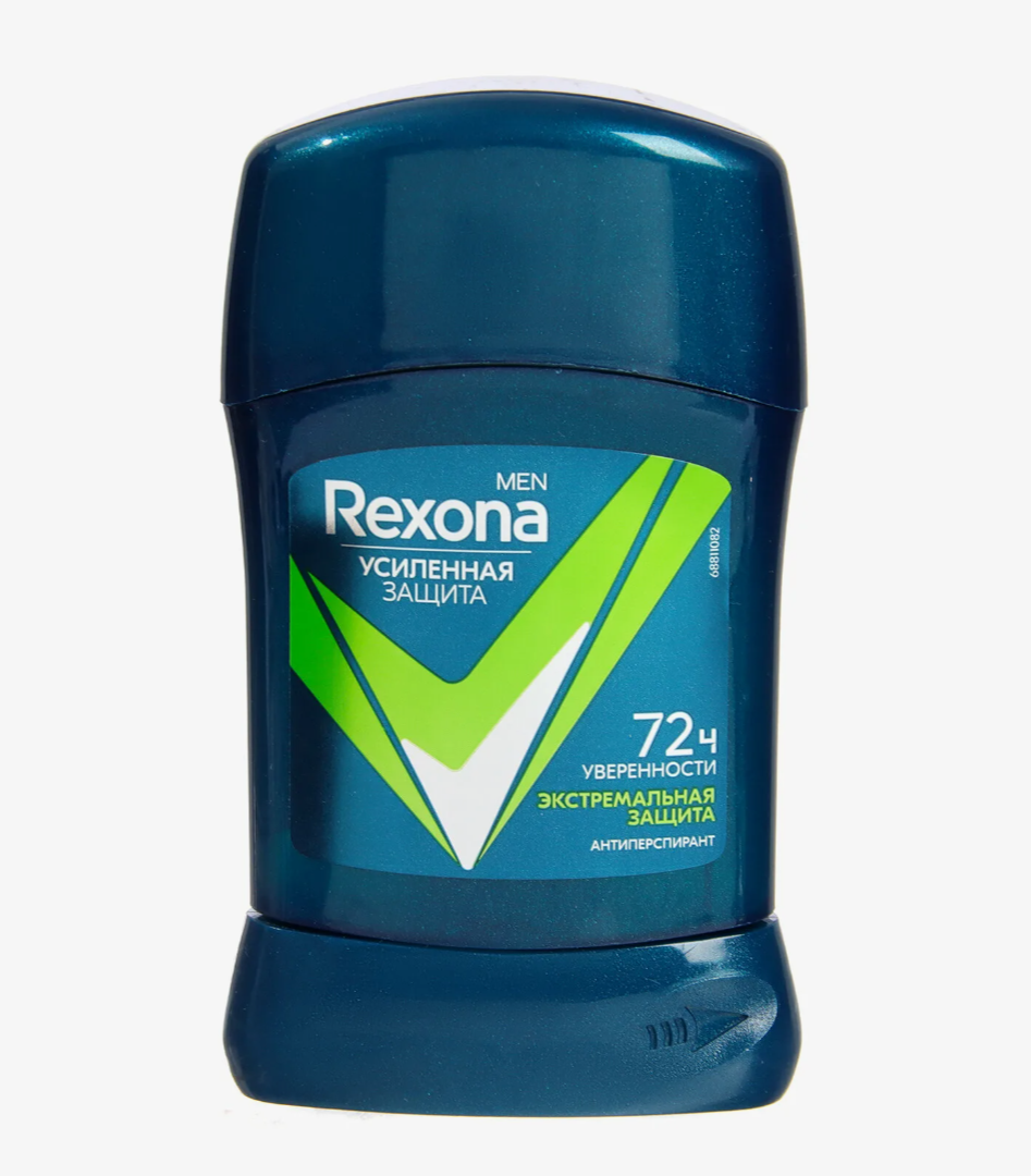 Дезодорант мужской твердый стик антиперспирант Рексона Экстремальная защита 50 мл