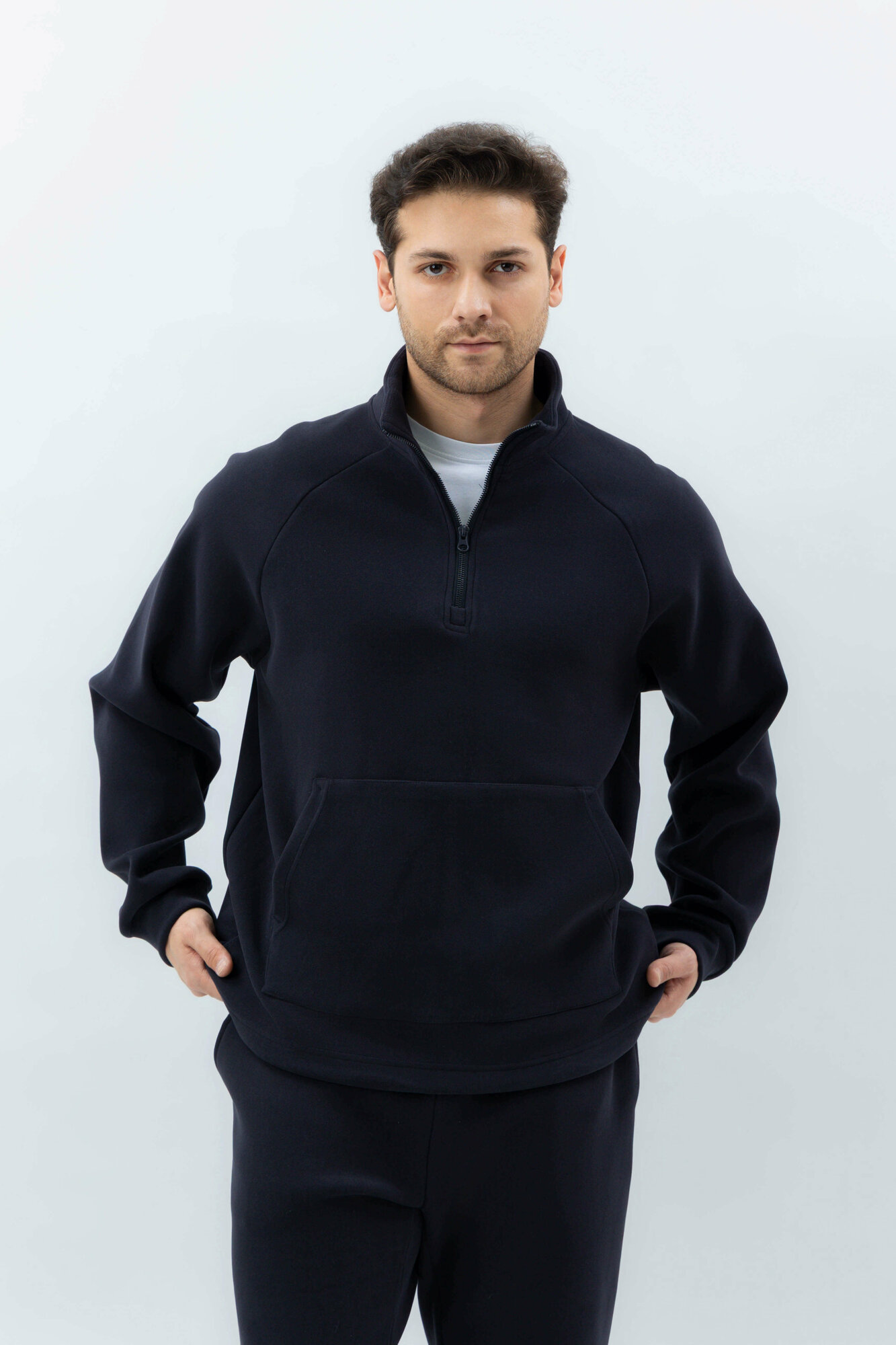 Толстовка TERRA PRO, размер L, , navy