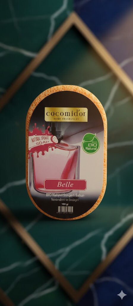 Cocomidor Belle — инновационное мыло и мочалка 2-в-1 для бережного очищения, ежедневного ухода за кожей тела