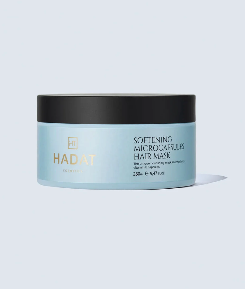 Маска для волос softening microcapsule HADAT COSMETICS, 280 мл, разглаживающая маска — фото 1