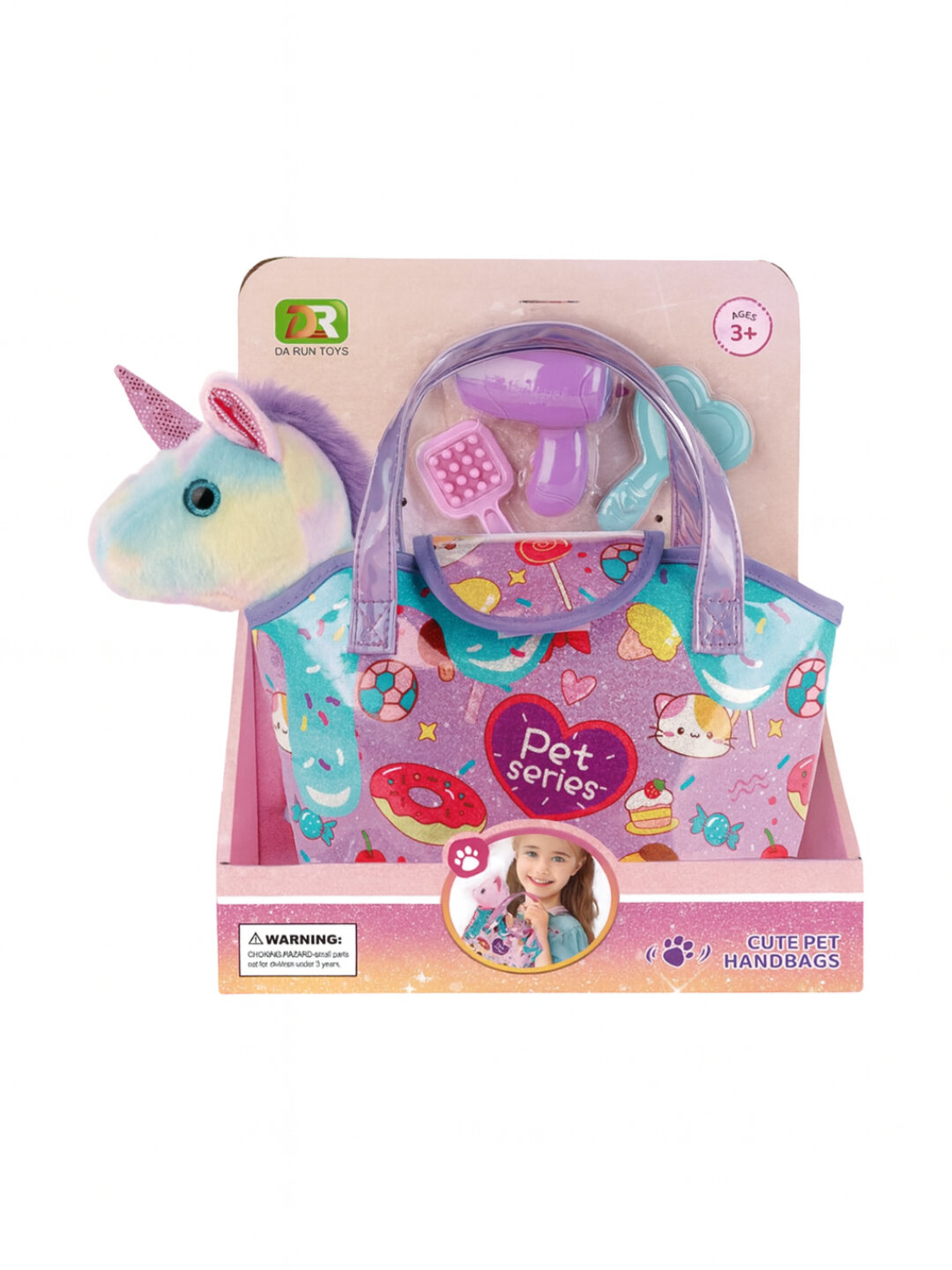 Игровой набор для девочек – сумка с единорогом — фото 1