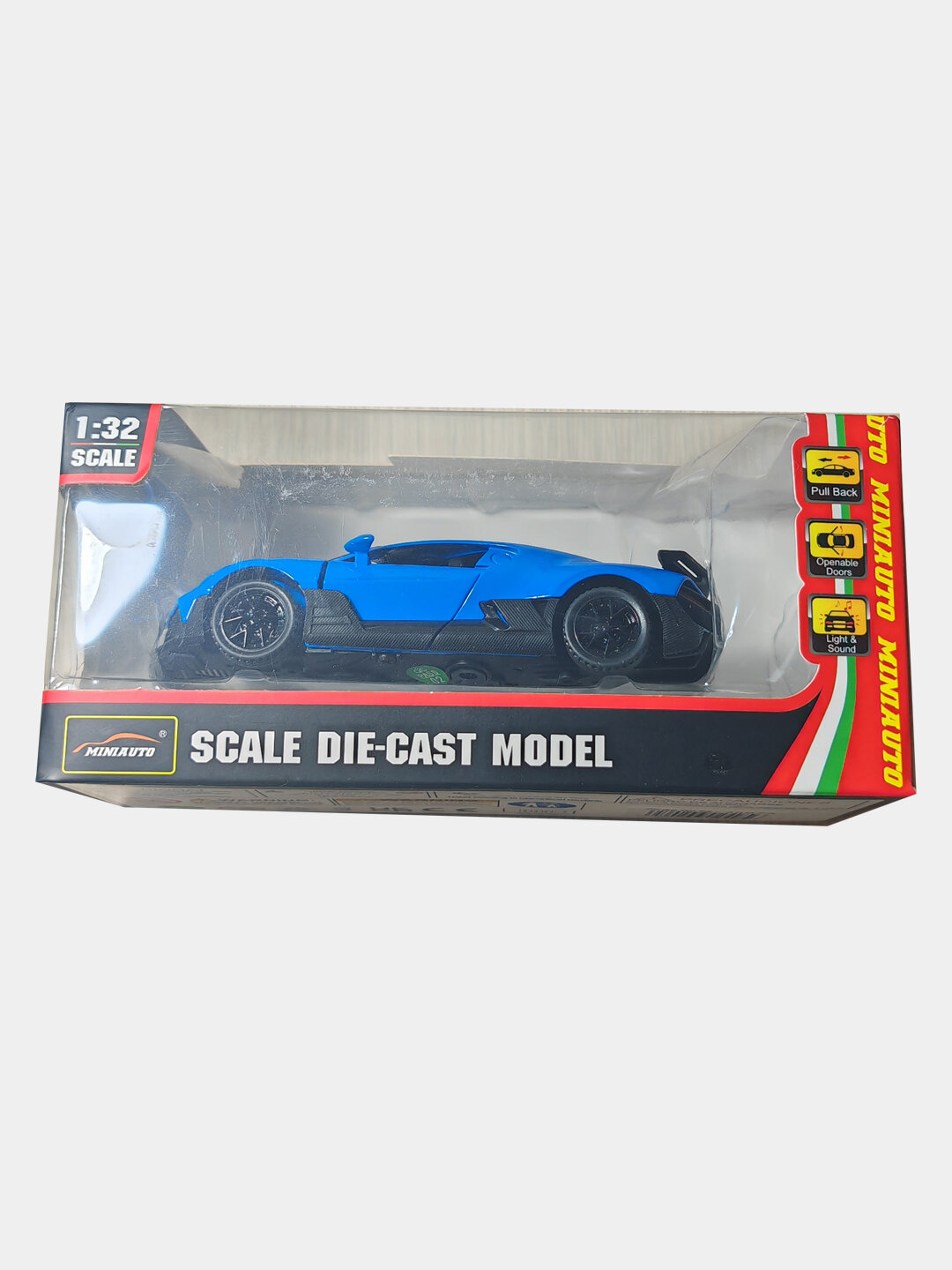 Металлическая машинка Bugatti Chiron 1:36 — фото 1