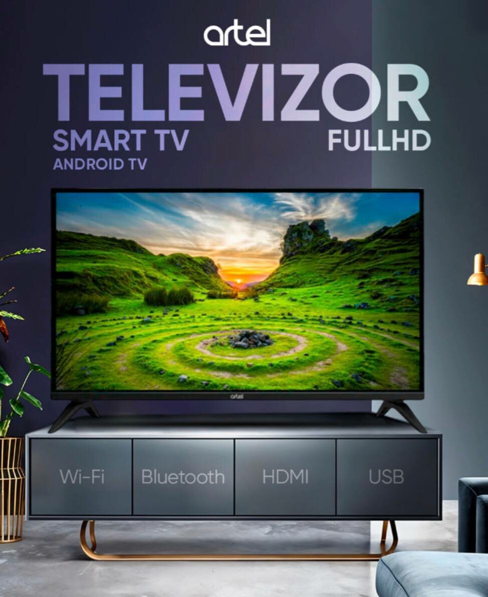 Телевизор Artel A43NFCH001, диагональ 43", разрешение Full HD — фото 1