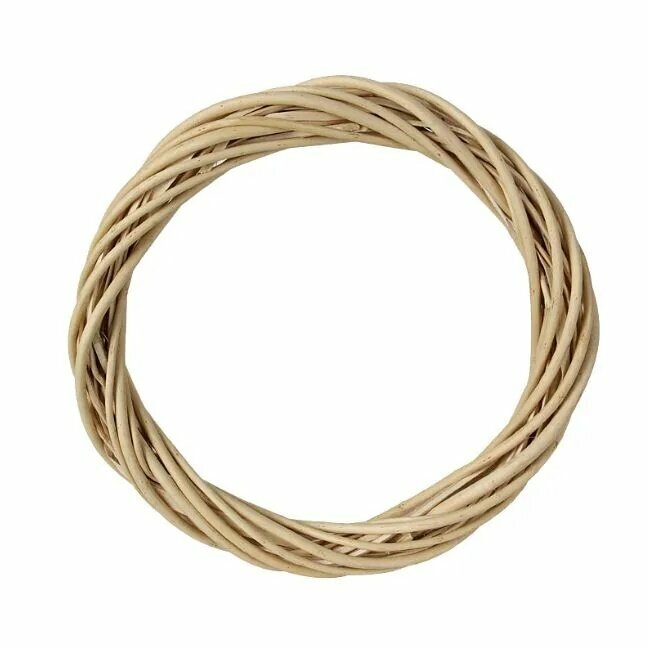 Рождественский плетеный венок из ротанга свадебное праздничное украшение для окон и дверей25 см в диаметре