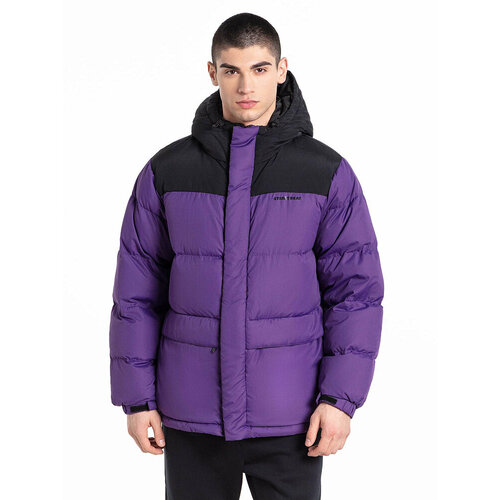 фото Пуховик streetbeat jacket basic down, размер l, фиолетовый