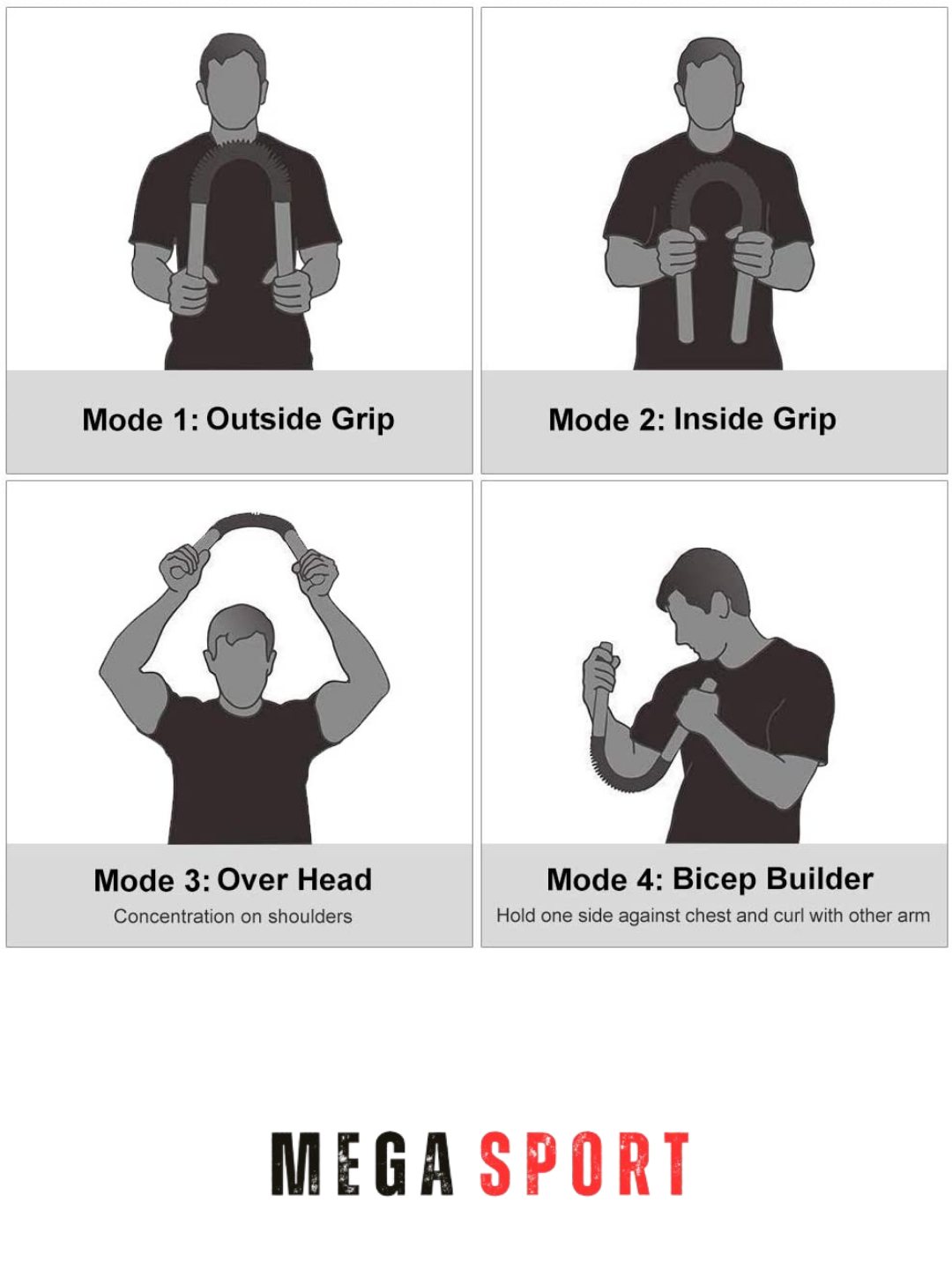 Эспандер пружинный для рук и груди, силовой тренажёр — фото 1