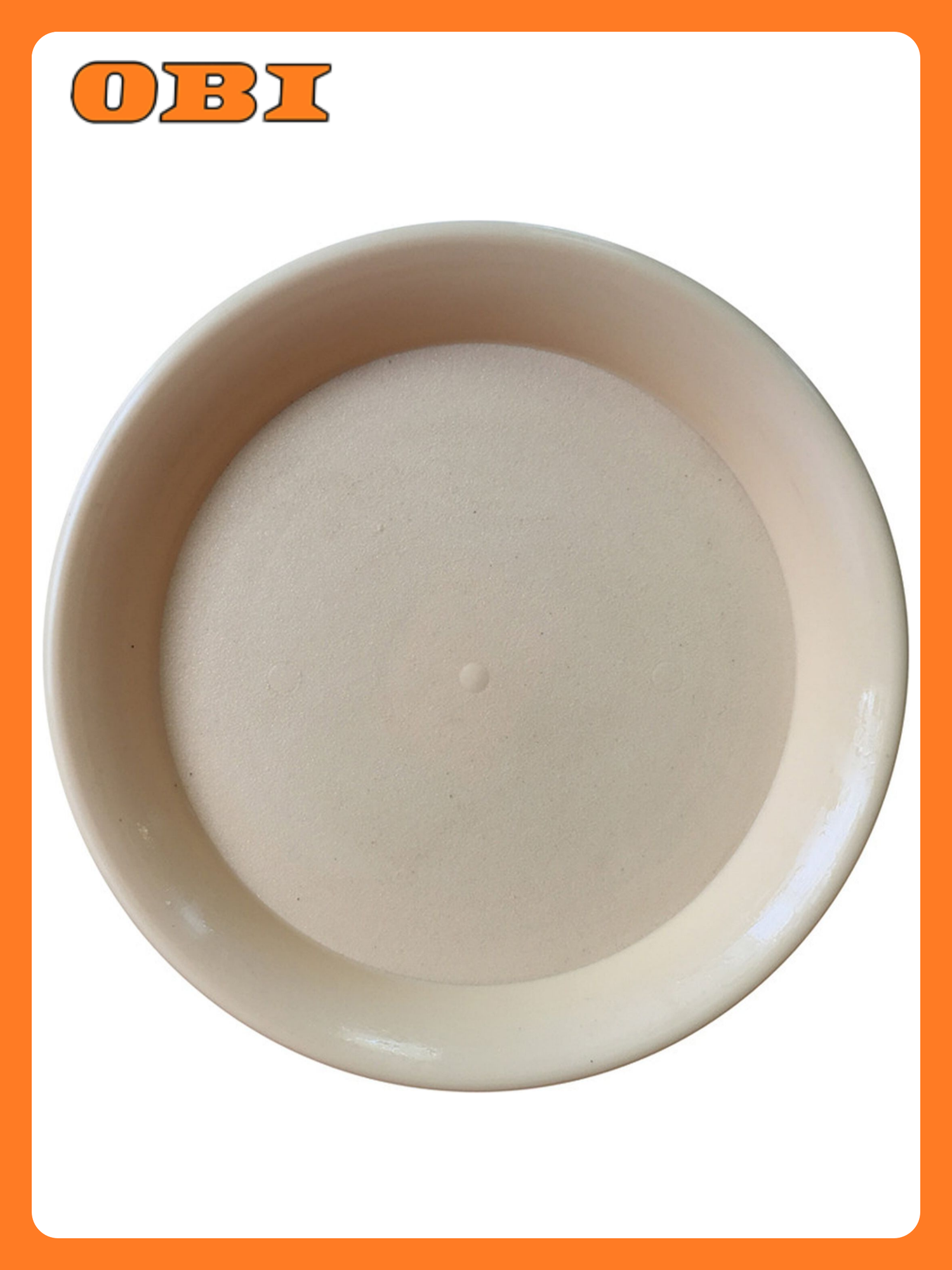 Поддон для горшков Roxor Consumer, слоновая кость, пластик, 38см