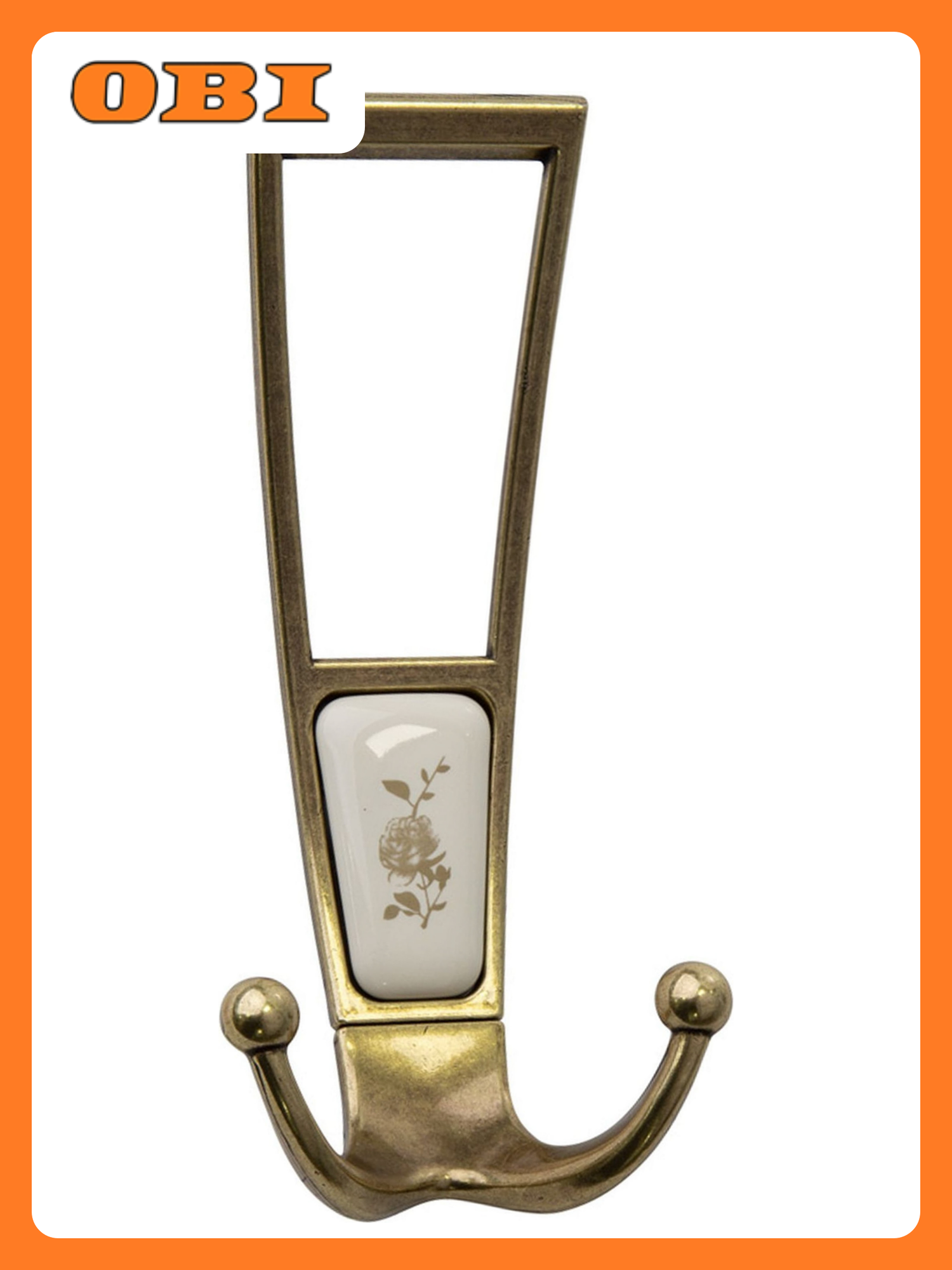 Крючок мебельный KERRON Hooks KR 0410-09 OAB тройной бронзовый