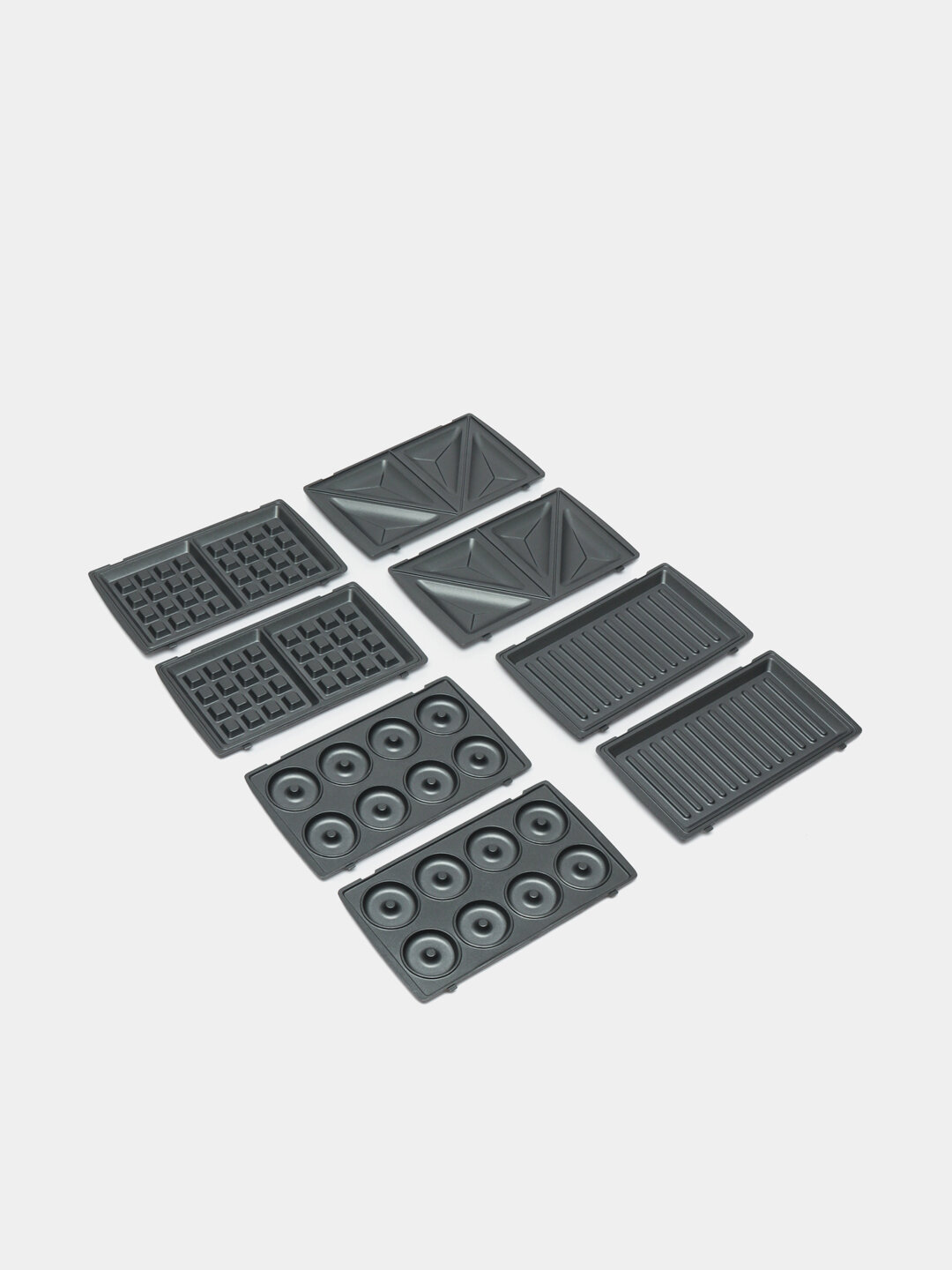 Вафельница Мультипекарь Sonifer, 5 в 1, SF - 6170 антипригарное покрытие, мощность 750Вт, серебристый — фото 1