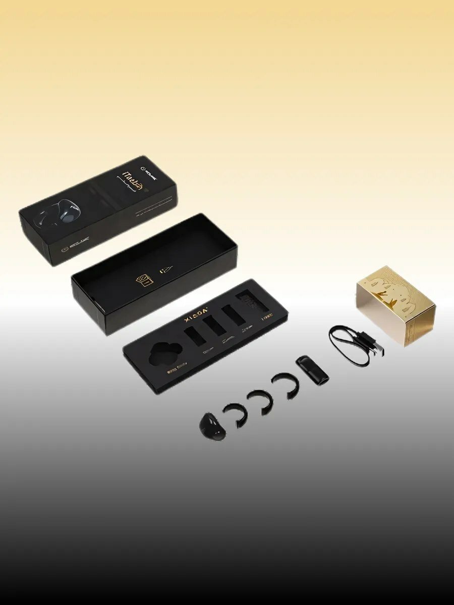 Кольцо-тасбих iTasbih iQibla Zikr 20mm, OLED-экран, Bluetooth, черное — фото 1