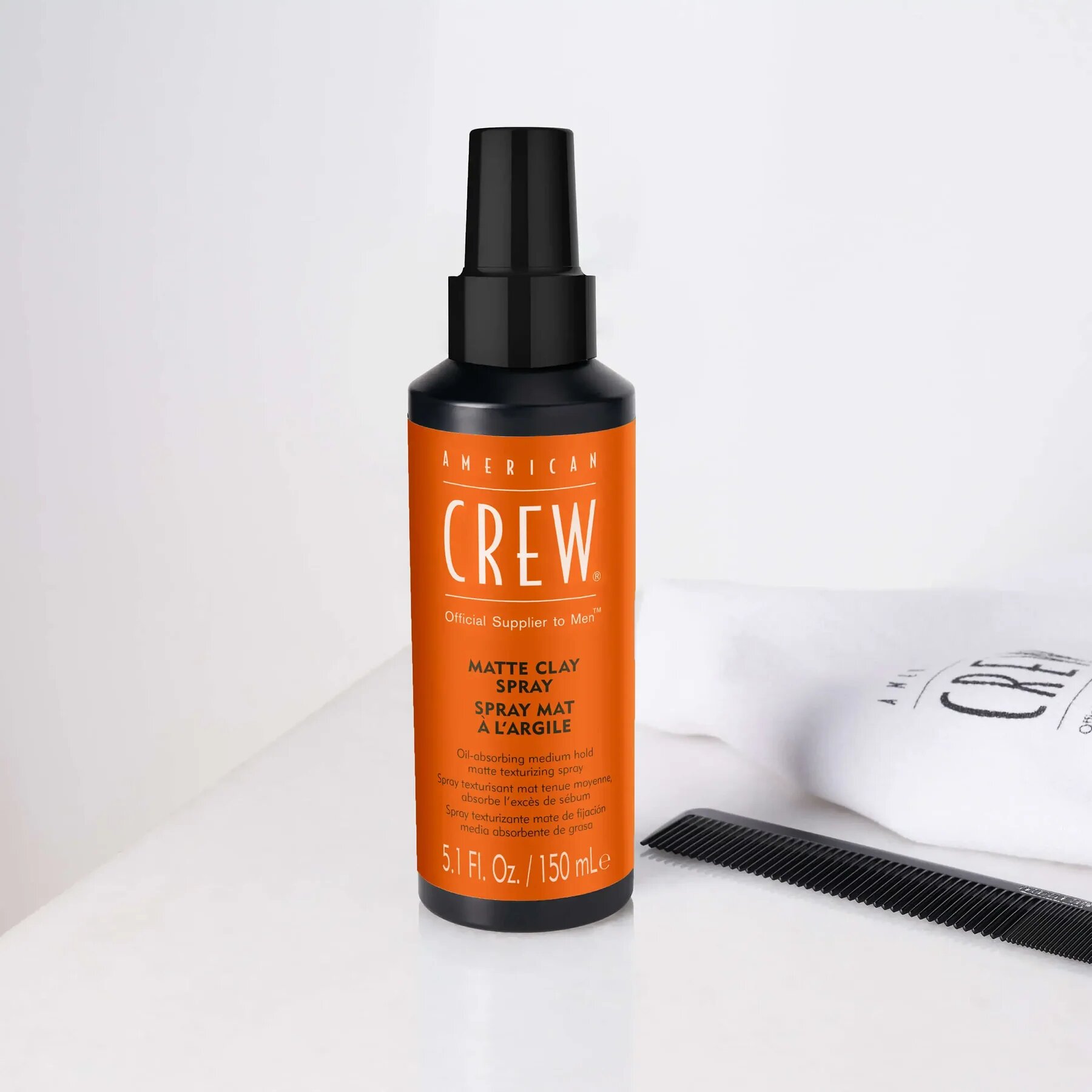 American Crew Matte Clay Spray — стайлинг-спрей с матовым эффектом, 150 мл.