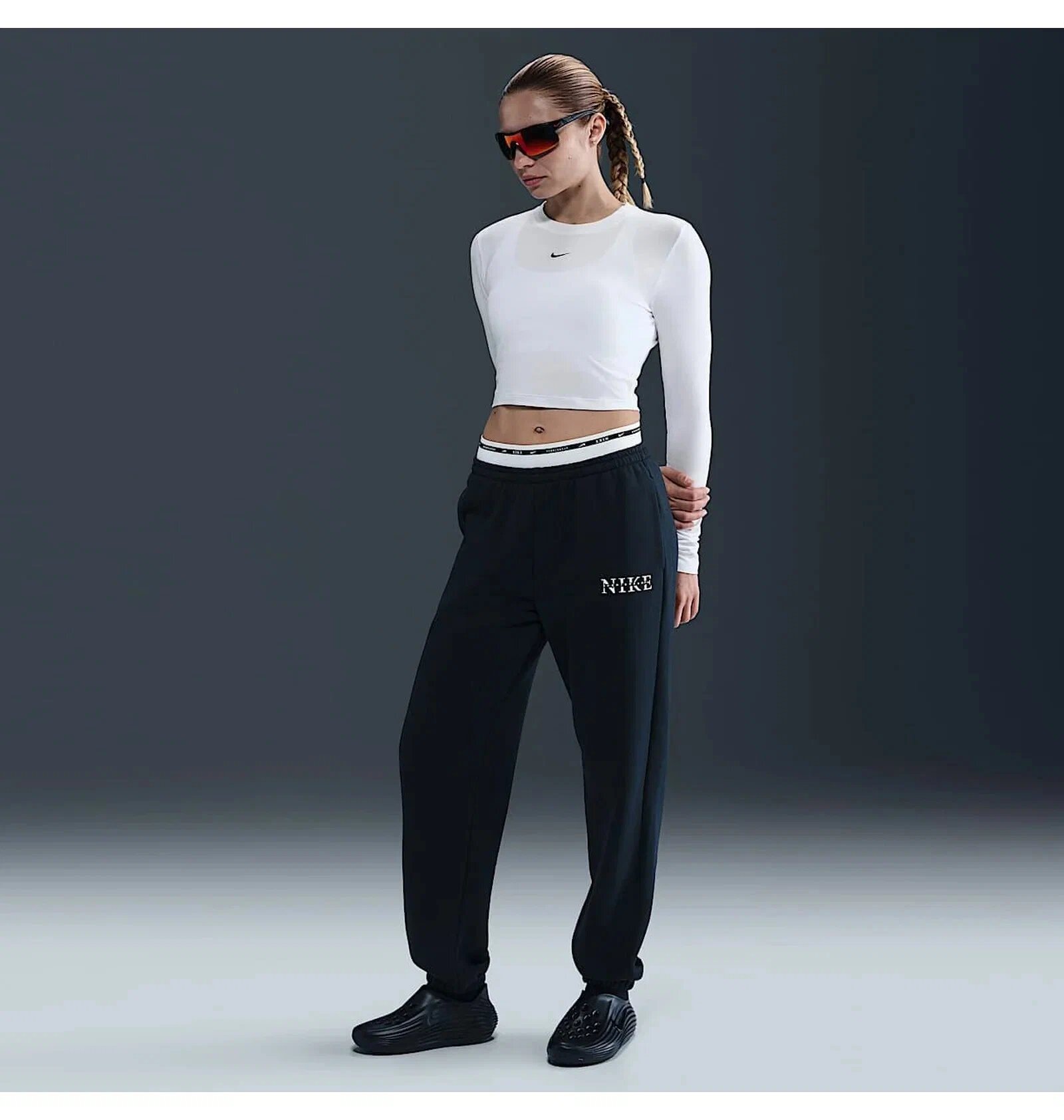 Лонгслив NIKE Chill Knit, размер M, , белый — фото 1