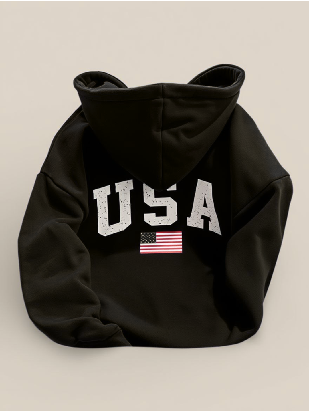 Худи  Hoodie USA, размер L, 10 черный — фото 1