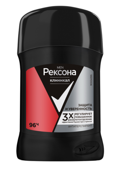 Део-стик мужской рексона CLINICAL PROTECTION Сухость и уверенность 50 мл