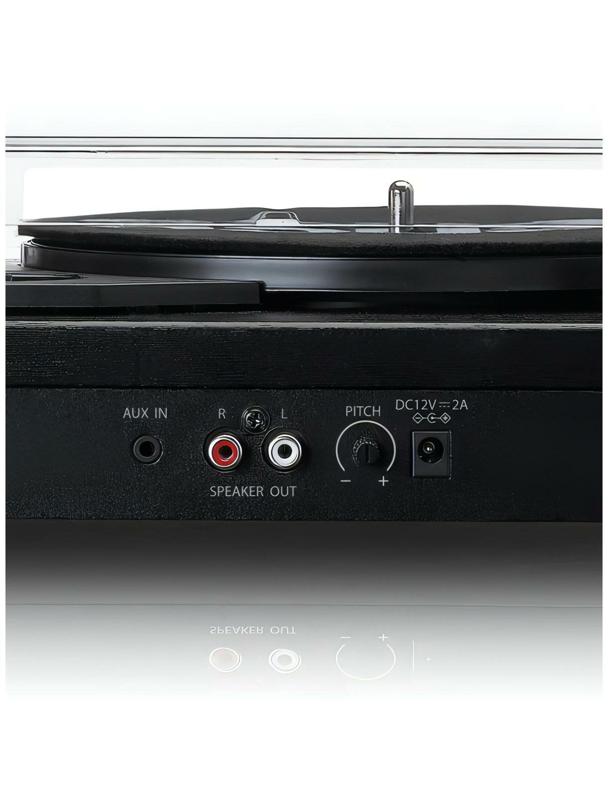 Виниловый проигрыватель Lenco LS-101 BLACK — фото 1