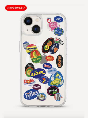 Изображение товара Чехол студии Артемия Лебедева "Фрукты" для iPhone 15