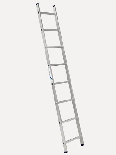 Изображение товара Лестница 1 секция, 8 ступеней, алюминий, 2.23 м, 150 кг, Alumet, 5108