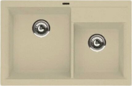 Изображение товара Мойка кухонная Florentina Касси прямоугольная, 78x51, мойка для кухни, бежевая, матовая, российская
