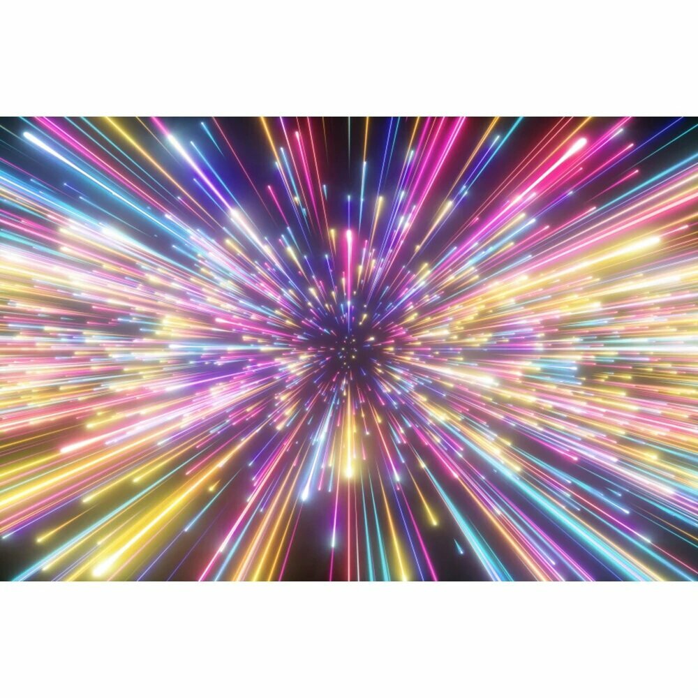 Фотофон виниловый Futuristic Electronic Style Neon Lights