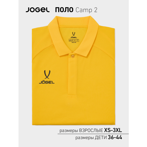 фото Футболка спортивная jogel, 1 шт., размер m, желтый/черный