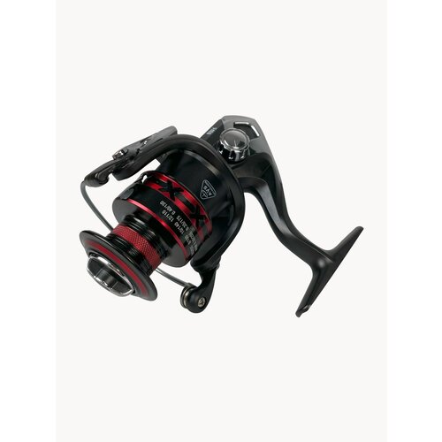 Катушка рыболовная улов 3000, 12+1 для спиннинга, удочки, удилища, фидера, черная