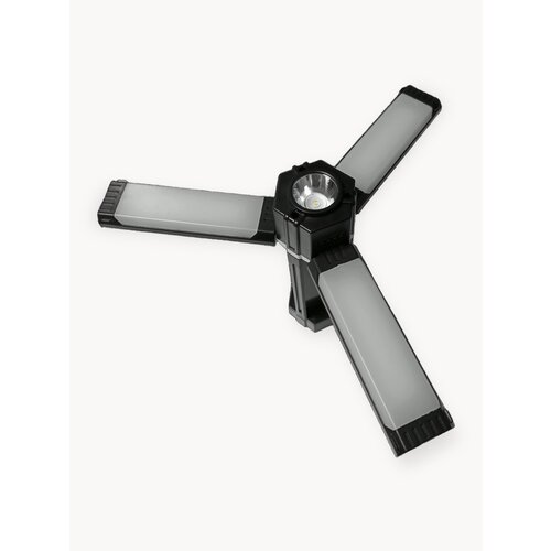 Фонарь-прожектор аккумуляторный, многофункциональный светодиодный с белым светом и емкостью 3000 мАч