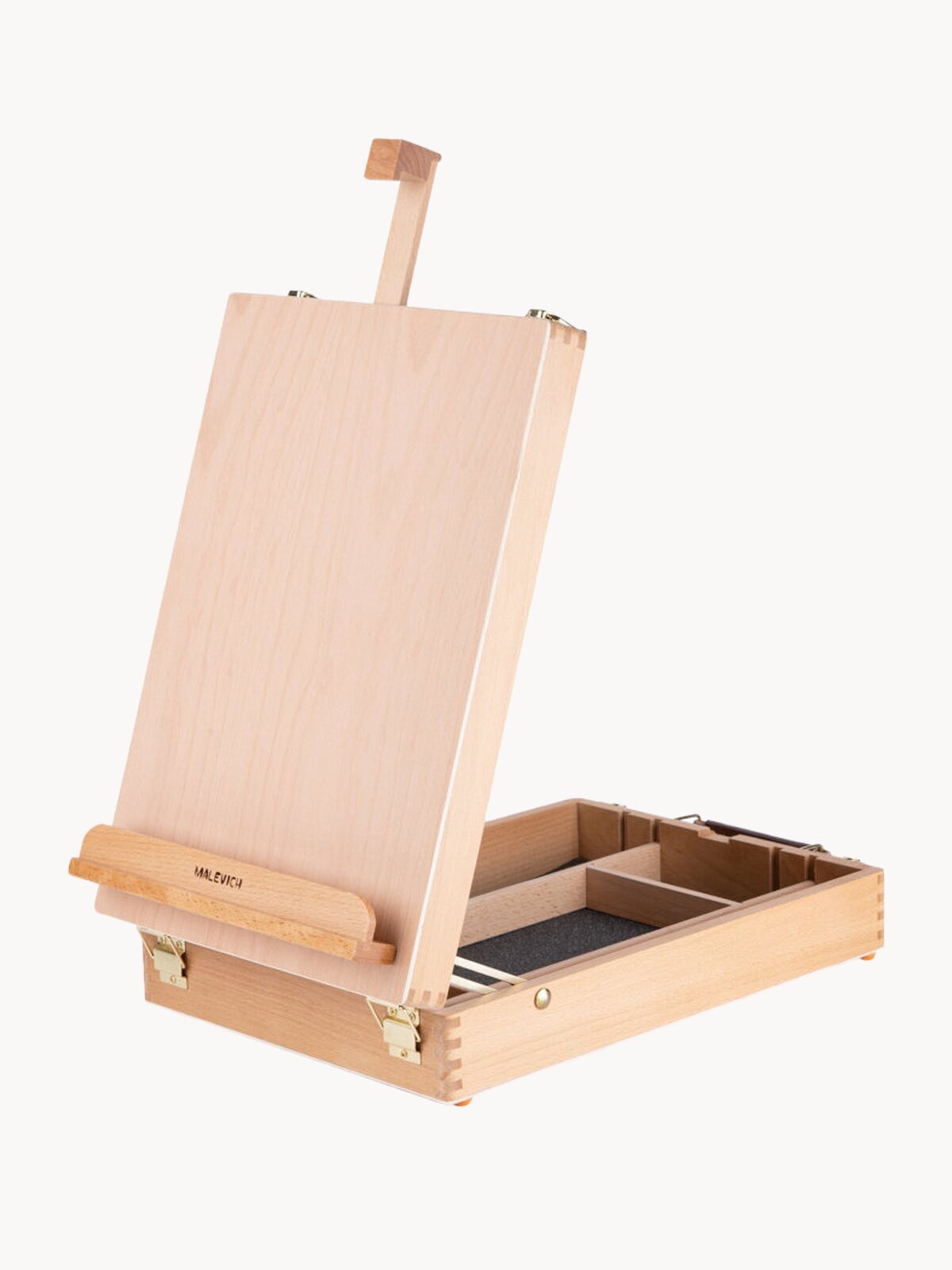 Настольный мольберт Этюдник Малевичъ МЛ-34, для рисования, из бука