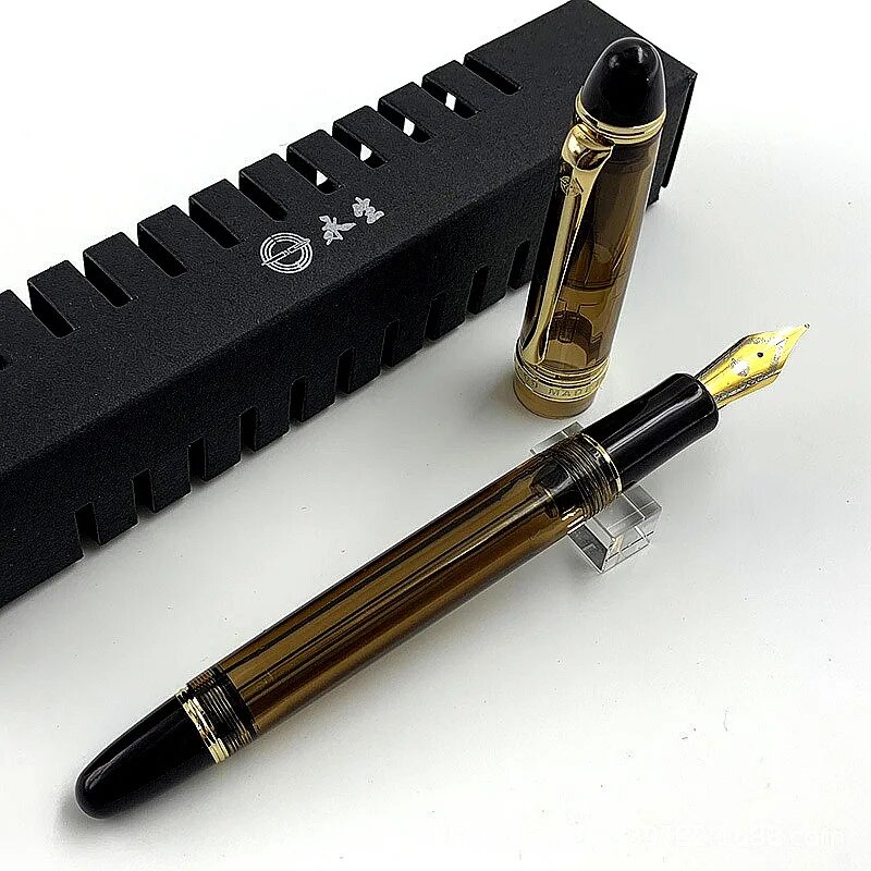 Wingsung 699 прозрачная перьевая ручка F 0.5mm, 4 brown