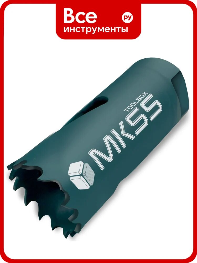 Коронка биметаллическая универсальная MKSS Toolbox HSS-Co 8% 27 мм BM-27
