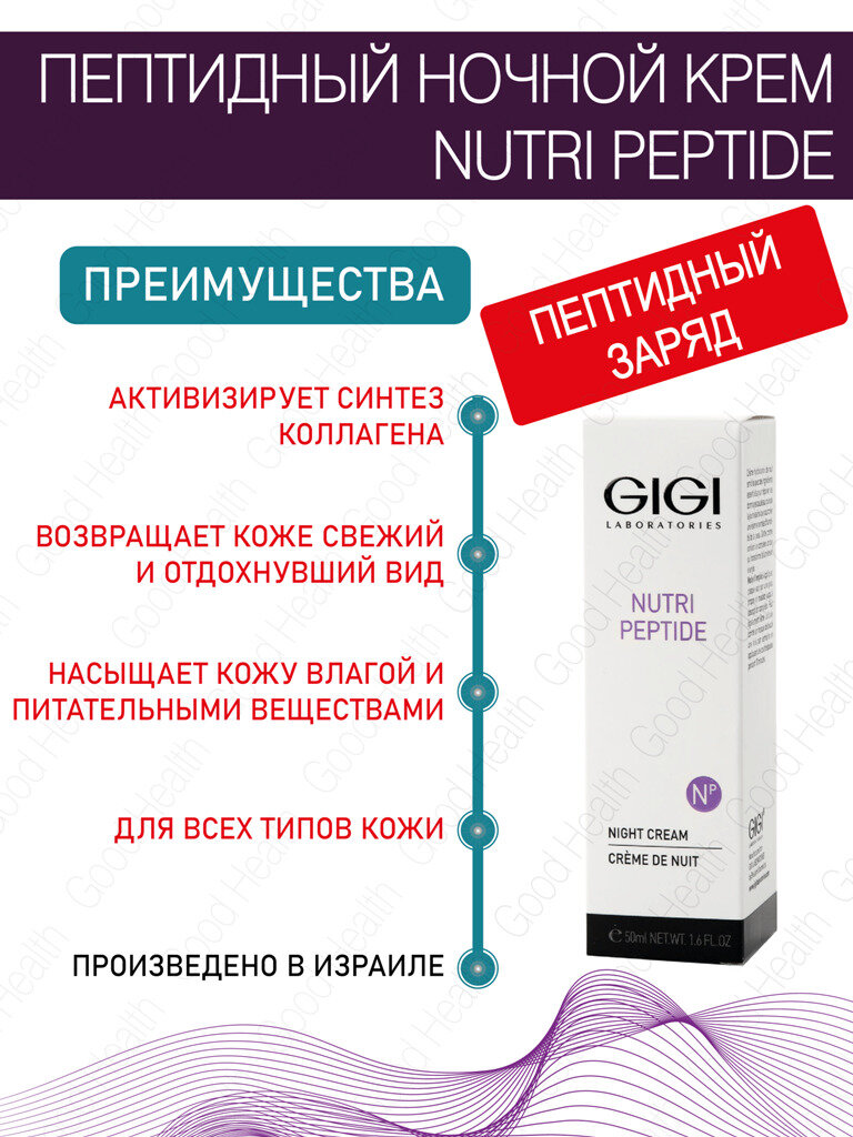 GIGI (Джи Джи) Ночной крем серии Nutri Peptide