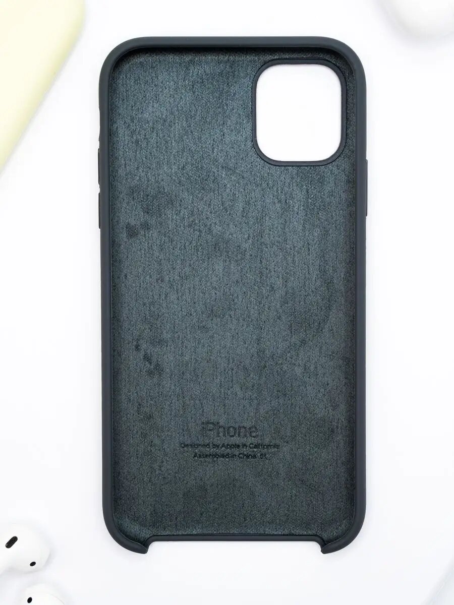 Силиконовый чехол для iPhone 11, матовый, мягкий, противоударный, тонкий — фото 1