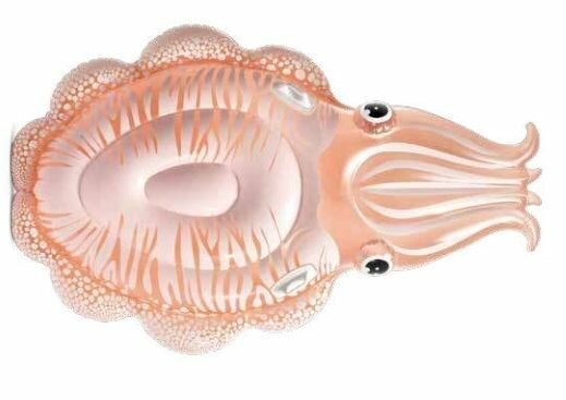 Надувной матрас-плот для плавания 191х117х30см "Каракатица", до 100кг, от 6 лет — фото 1