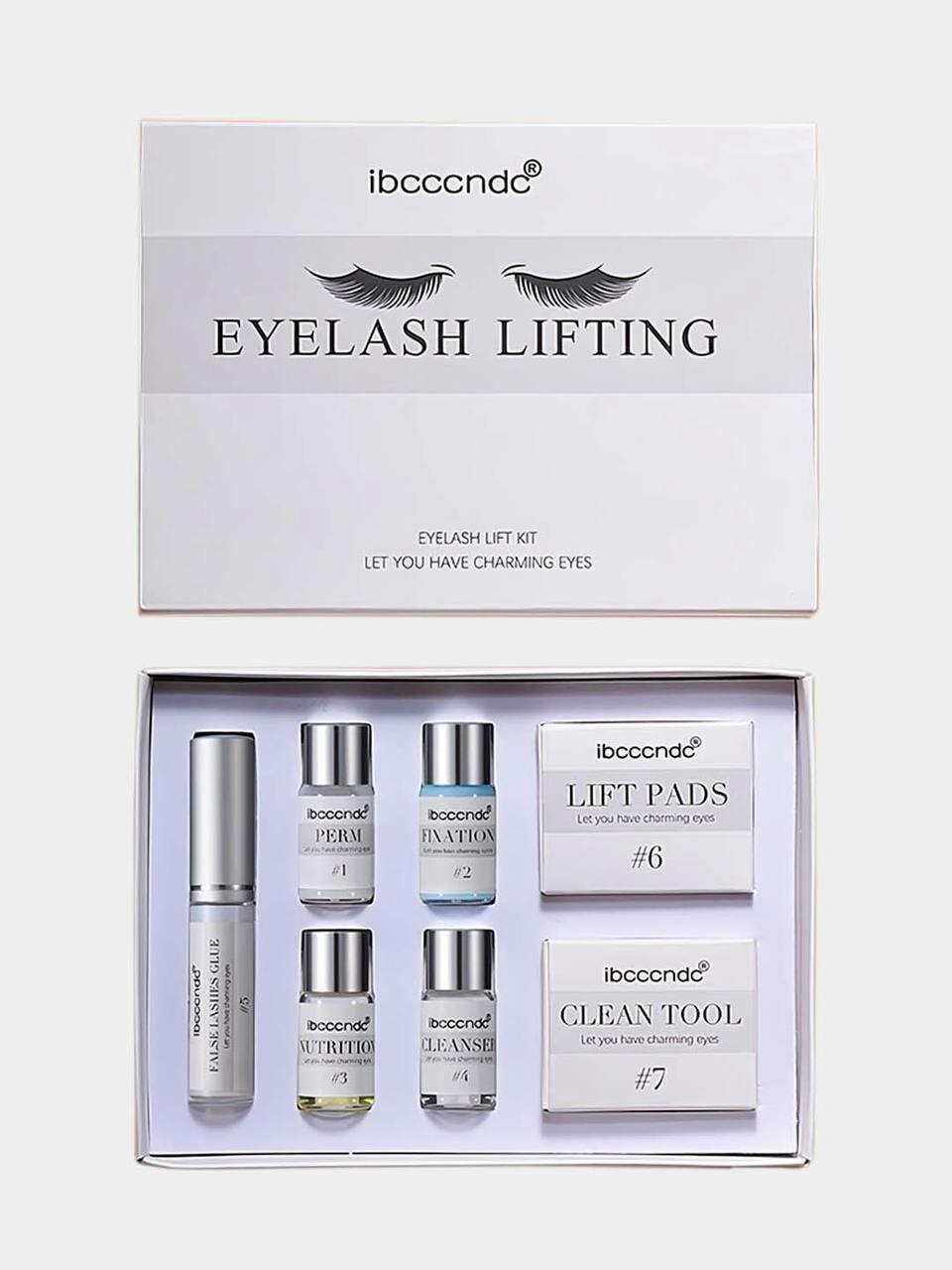 Набор для завивки ресниц Premium Beauty Lash Lift Kit, 6-8 недель